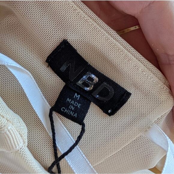 NWT NBD Hailee Bustier Corset Top in Ivory, size M - Picture 3 of 8